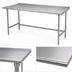 Thumbnail image #3 for Advance Tabco 144-Inch x 24-Inch 16 Gauge 304 Stainless Steel Work Table with 1-1/2-Inch Rear Up-Turn