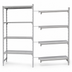 Thumbnail image #4 for Camshelving Premium 4-Shelf Solid Add-On Polymer Shelving Unit, 30