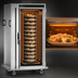 Thumbnail image #4 for Halo Heat 128-Plate Stainless Steel Mobile Hot Holding Banquet Cart