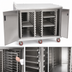 Thumbnail image #3 for Carter-Hoffmann Economy Enclosed Mobile Patient Tray Cart, Two-Door, 28-Tray Capacity
