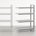 Thumbnail image #3 for Cambro Camshelving Elements XTRA 18-Inch Deep x 72-Inch Long x 84-Inch High 4-Tier Vented Stationary Add-On Polymer Shelving Unit, Speckled Gray
