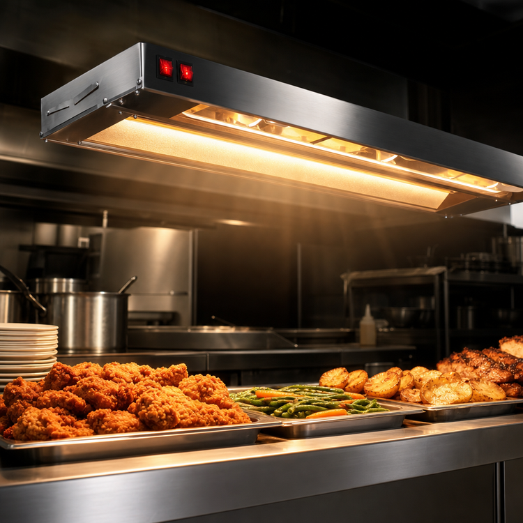 Product image #3 for Eagle RedHots 84-Inch Single Lighted High-Watt Rod-Type Strip Heat Lamp, 240V
