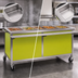 Thumbnail image #3 for Director's Choice DCS4-HFU-B Mobile Hot Food Table, 4-Well, Electric, 64-Inch