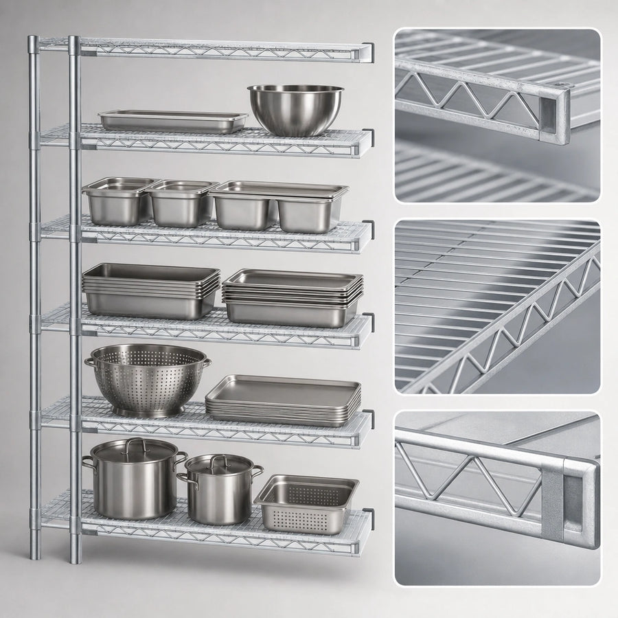 Patented QuadTruss Shelf Design