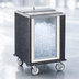 Thumbnail image #3 for Mobile Insulated Ice Cart with Stainless Steel Top and Sliding Lid, 200 lb Capacity, Laminate Exterior