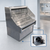 Thumbnail image #3 for Howard-McCray OS35E Series 63-Inch Low-Profile Remote Open-Air Merchandiser, Straight Sides, Stainless Steel, 44-Inch High