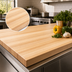 Thumbnail image #3 for Boos Block Full-Length Edge Grain Maple Kitchen Countertop, 144 x 48 x 3 Inches, Varnique Finish