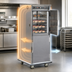 Thumbnail image #3 for FWE UHST-28-B Mobile Insulated Heated Holding Transport Cabinet, 28 Basket / 14 Sheet Pan Capacity
