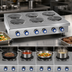 Thumbnail image #3 for Imperial 48-Inch Electric Countertop Hotplate with 4 Round Plate Elements and Solid Top