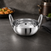 Thumbnail image #4 for American Metalcraft 16 oz Stainless Steel Round Balti Dish with Handles, Mirror Finish