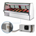 Thumbnail image #3 for Howard-McCray 34E Series Full-Service Red Meat Service Case, Remote Refrigeration, Straight Glass Front, Stainless Steel