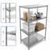 Thumbnail image #3 for John Boos 30-Inch x 24-Inch x 36-Inch Stainless Steel Dry Storage Shelving Unit with 2 Adjustable Shelves