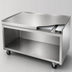Thumbnail image #3 for La Rosa Refrigeration Mobile Open Cabinet Equipment Stand with Undershelf, 98 Inch x 28 Inch, 304 Stainless Steel