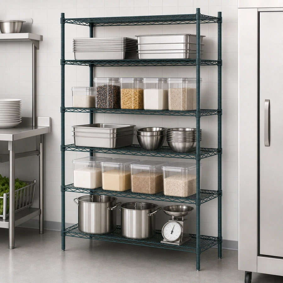 Five Wire Shelves