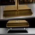 Thumbnail image #3 for Micro Matic Surface-Mount Drip Tray Trough with Tower Plate, 21-1/2 in. x 16-1/4 in., Stainless Steel with PVD Brass Screen