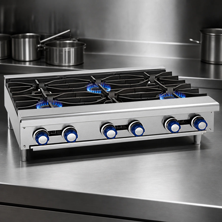 Four Open Burners