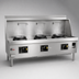 Thumbnail image #3 for York Gas Wok Range with 3 Chambers and Water-Cooled Top