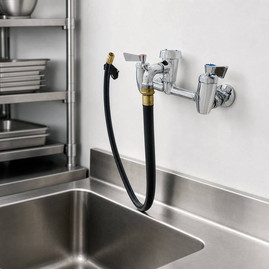 Wall-Mounted Mixing Faucet