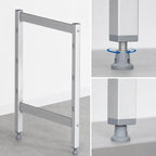 Thumbnail image #3 for Fermod Fermostock 6428291-R2 24-Inch H x 18-Inch D Stationary Aluminum Cantilever Shelving Upright with Adjustable Composite Feet