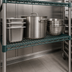 Thumbnail image #4 for Advance Tabco Special Value Series Heavy Duty Wire Shelf, 30 Inches W x 14 Inches D, Green Epoxy Coated