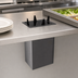 Thumbnail image #3 for Atlas Metal Drop-In Unheated Open-Frame Oval Platter Dispenser