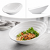 Thumbnail image #4 for Winco Ardesia Hailey 14-Inch Round Angled Melamine Bowl, 2.75 Qt, White
