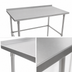 Thumbnail image #3 for John Boos Stallion 60-Inch x 24-Inch Stainless Steel Work Table with 1-1/2-Inch Rear Up-Turn and Safety Edge