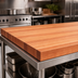 Thumbnail image #3 for Boos Block American Cherry Edge Grain Kitchen Countertop, 60 x 38 x 3-Inch, Varnique Finish
