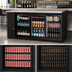 Thumbnail image #3 for Everest Refrigeration Three-Section Back Bar Refrigerator, 89-1/4 Inch, 28 Cu. Ft., Self-Contained Side-Mounted, Glass Sliding Doors