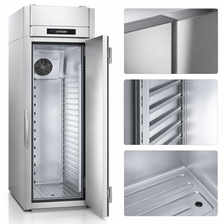 Product image #3 for Victory UltraSpec HISA-1D-1-XH One-Section Roll-In Extra Tall Heated Cabinet
