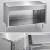 Thumbnail image #3 for Spec-Master 63-1/2 Inch Stainless Steel Solid Top Utility Station with Open Front Base