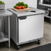 Thumbnail image #3 for Beverage-Air 24-Inch One-Section Worktop Freezer with Flat Top and Solid Door