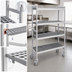 Thumbnail image #3 for Fermostock 4-Tier Mobile Polymer Shelving Unit, 68