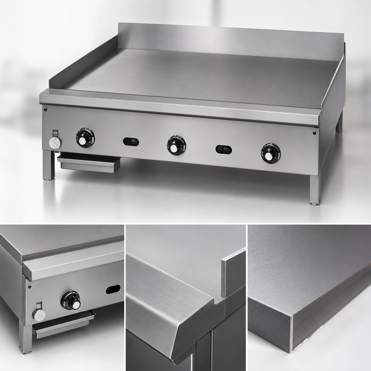 Product image #3 for Jade Range JGT-2436 Supreme 36" Countertop Gas Griddle with 1" Thick Plate
