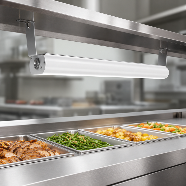 Product image #3 for 66-Inch Low Profile Unlighted Strip Heat Lamp with Aluminum Housing