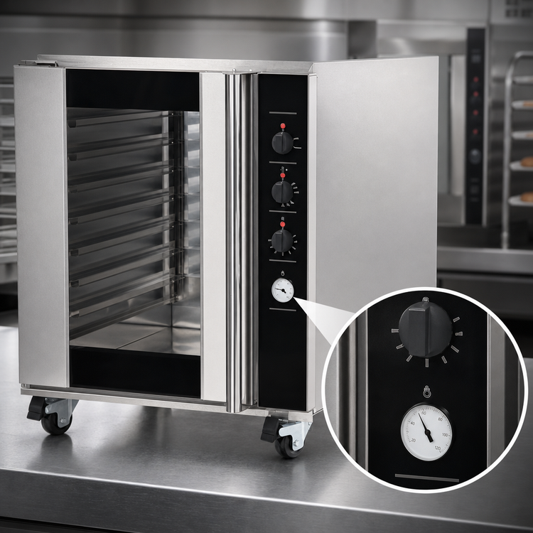 Product image #3 for Turbofan P8M Proofer/Holding Cabinet with Glass Door, 8 Full-Size or 16 Half-Size Pans