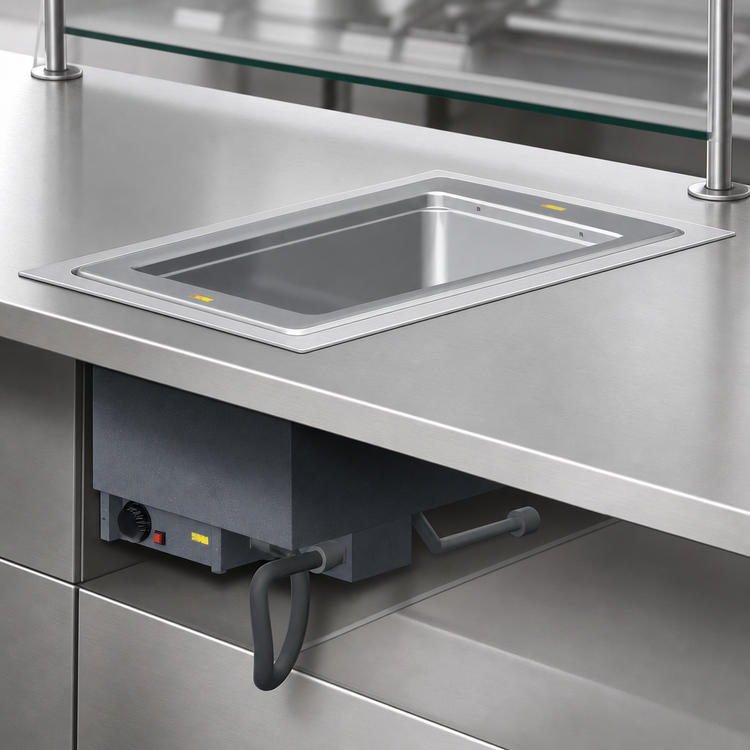 Product image #3 for Vollrath Drop-In Electric Hot Food Well, Insulated, 1 Full-Size Pan, Wet Operation, 208V
