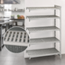 Thumbnail image #4 for Cambro Camshelving Premium 5-Tier Stationary Add-On Polymer Shelving Unit, 18 x 30 x 64 Inches, Vented Shelves