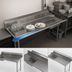 Thumbnail image #3 for Sapphire Manufacturing 72-Inch Straight Right-to-Left Soiled Dishtable with 20 x 20 x 5-Inch Pre-Rinse Sink