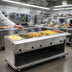 Thumbnail image #2 for Spec-Master PHT6CB-208-3 Portable Electric Hot Food Table, 6-Well, Enclosed Base