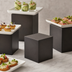 Thumbnail image #4 for 4-Inch Black Stainless Steel Cube Buffet Riser