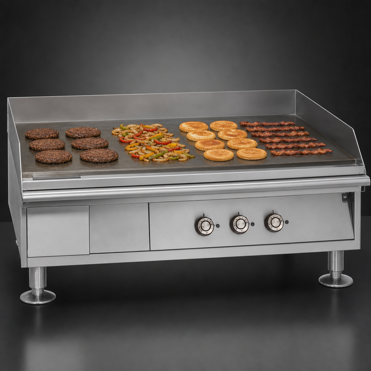Product image #3 for Lang Marine Heavy Duty Electric Countertop Griddle with 48 x 23-Inch Cooking Surface