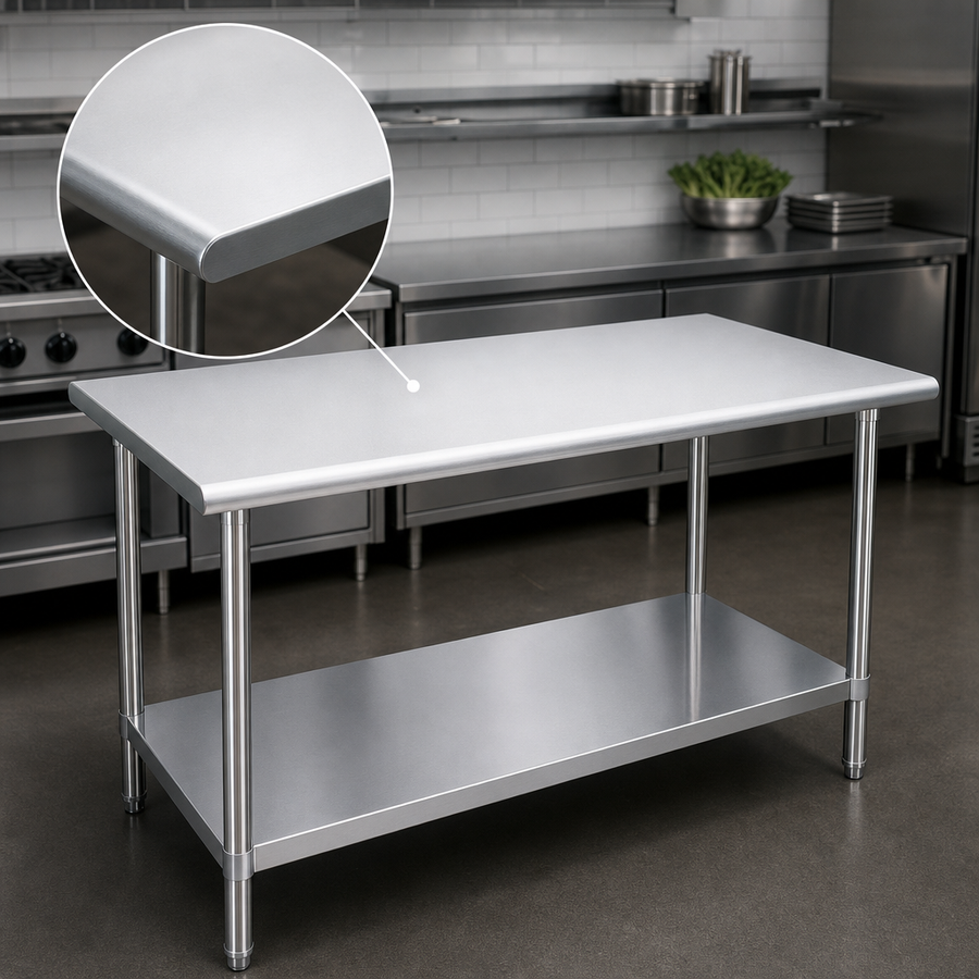 Reinforced Stainless Steel Top