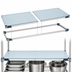 Thumbnail image #3 for MetroMax i 72 Inch W x 24 Inch D Solid Polymer Shelf with Microban and 304 Stainless Corners