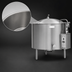 Thumbnail image #3 for Legion LGB-25F 25 Gallon Gas Full-Jacketed Low-Profile Stationary Kettle