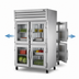 Thumbnail image #3 for True SPEC SERIES 2-Section Pass-Thru Reach-In Refrigerator with 4 Front Glass Half Doors and 2 Rear Stainless Steel Doors