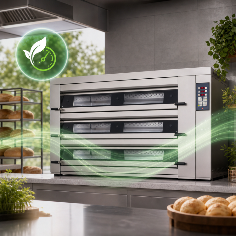 Product image #3 for Artisan 4-Deck Electric Stone Hearth Deck Oven with Programmable Controls and Steam Injection