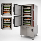 Thumbnail image #3 for Southbend (Middleby) Southbend Steam GCX-24-SB 2-Compartment Gas Convection Steamer, 12-Pan Capacity per Compartment, 36-Inch Cabinet Base
