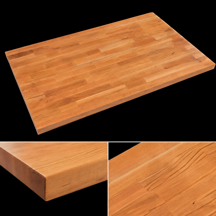 Product image #3 for Boos Block American Cherry Wood Kitchen Countertop with Varnique Finish
