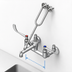 Thumbnail image #3 for T&S Brass Wall-Mounted Service Sink Faucet with 8-Inch Centers, Vacuum Breaker Hook Spout and 6-Inch Wrist Handles